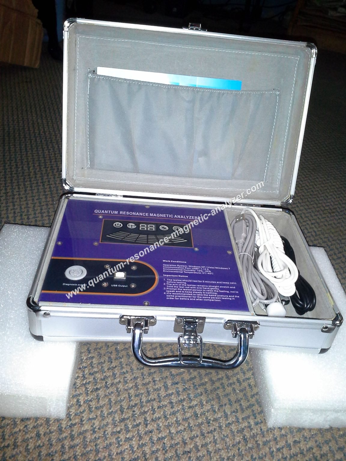 Working Principles of Quantum Resonance Analyzer